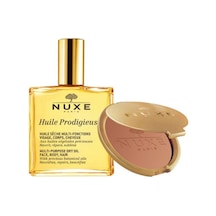 Nuxe Huile Prodigieuse 100 ML + Nuxe Poudre Eclat Vücut Yağı 25 G