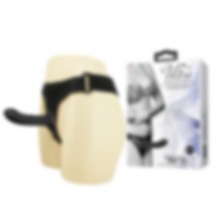 X-sense Baile 17 Cm Siyah Zenci Belden Bağlamalı Gerçekçi Penis