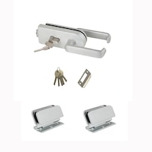 Cam Kapı Kollu Kilit, Cam Kapı Kilidi, Rondo Kapı Kolu, Alm. Karş