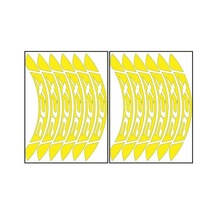 Florasan Sarı Büyük Honda Pcx Uyumlu 1 Set Jant Şeridi