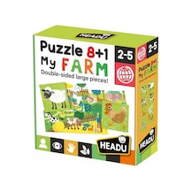 Headu Puzzle 8+1 Farm 2-5 Yaş