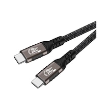 Qg01 Type-c To Type-c Usb4 Pd Data Kablosu 240w 40gbps 8k 60hz 1 Metre Siyah