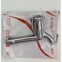 Sedef Uzun Musluk 1 Adet GÜMÜŞ