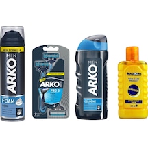 Magıcare After Shave Balm Survıver 200 Ml+Arko Men T3 Pro 3 Bıçak