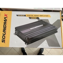 Soundmax Sx-600.1D 4000 Wat Mono Amfi