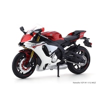 Yamaha Yzf-r1 Kırmızı Beyaz 1/12 Motosiklet Diecast Model