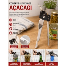Mucit Home Konserve Kutu Ve Kavanoz Açacağı Renkli