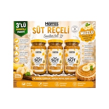 Glutensiz Muzlu Süt Reçeli 3x270 G