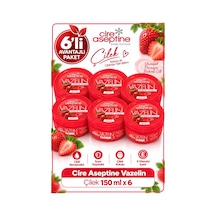 Cire Aseptine Vazelin Çilek 150 Ml 6 Adet