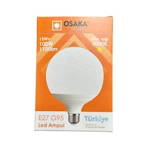 15w 100w 3000k E27 G95 Led Ampul, Gün Işığı, 10 Adet Diğer