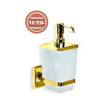 Çelik Banyo Paslanmaz Pirinç Kumru Montajlı Sıvı Sabunluk Altın Gold Gold