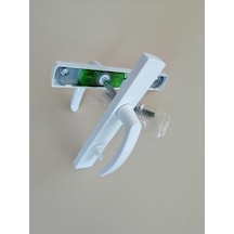 WC PVC KAPI KOLU PLASTİK BEYAZ