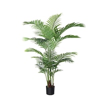 Yapay Ağaç Areka Ağacı Palmiye Ağacı Salon Bitkisi 195Cm 21Yaprak