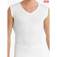 Alfa Aksesuar 03 Blackspade Termal Active V-neck Shirt 9243 Beyaz