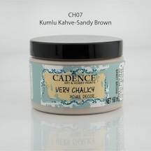Very Chalky Home Decor Mobilya Boyası 150 Ml. 07 Kumlu Kahve Karışık, Çok Renkli