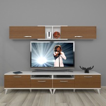 Decoraktiv Eko 5220 Mdf Retro Tv Ünitesi Tv Sehpası Beyaz - Ceviz