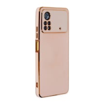 Xiaomi Poco X4 Pro 5g Uyumlu Kılıf Volet Silikon - Pembe