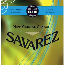 Savarez 656157 New Cristal 540cj Takım Klasik Gitar Teli Parlak