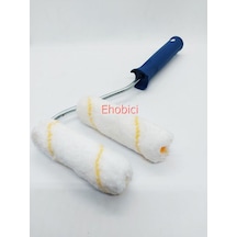 Parmak Rulo Fırça 10cm +1 Yedekli