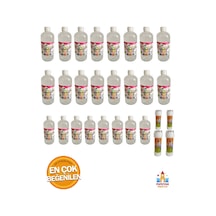 Köpük Baloncuk Likiti Yedek Solüsyon - 24 Adet, 500 Ml Tabanca Köpük İle Mini Oyun Seti
