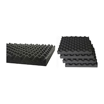 60 Dns 4Cm Yanmaz Yumurta Akustik Sünger 50Cm X 50Cm 20 Adet 5 M2