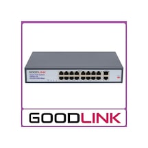 16 Port Poe Switch 2 Port Uplink Gigabit