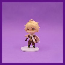 Genshin Impact Aether Traveler Mini Figür - 10 Cm Koleksiyonluk Anime Figürü