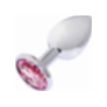 Zaga Oyun Metal Elmas Taşlı Anal Plug Rose Küçük Boy