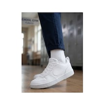 Nike Spor Ayakkabı Günlük Ayakkabı Court Borough Low Rahat Ve Dayanıklı Okul Ayakkabısı /beyaz/beyaz/// /beyaz/beyaz///