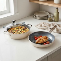 Kitchen Toscana Chef 3 Parça Tava Karnıyarık Tencere Seti - 26 Cm Renkli
