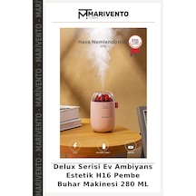 Delux Serisi Ev Ambiyans Estetik H16 Pembe Buhar Makinesi 280 Ml