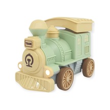 Oyuncak Tren Işıklı Sesli Bas Gitsin 14cm - Yeşil - 8068a Lisinya