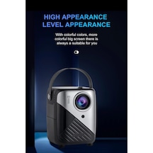 4k Projeksiyon Android Oyun Konsollu Ev Sineması Ultra Hd Led Projektör Netflix Prime Dolby Destekli-120814
