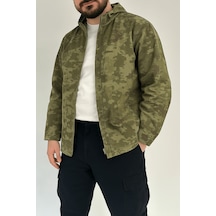 Askeri Kamuflaj Mont Yeşil - Haki