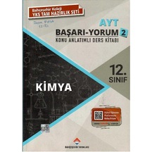 Bahçeşehir Yayınları 12. Sınıf Ayt - Kimya Konu Anlatımlı Ders Kitabı 2 - Başarı - Yorum