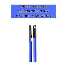 200cm Metal 2 Parça Teleskopik Sırık- Uyumlu Aparat Uç - 2mt