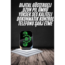Zenvia Yeni Nesil Bluetooth Kulaklık Çhassasiyet Cevaplayabilen Dijital Göstergeli Powerbankli Znv2026
