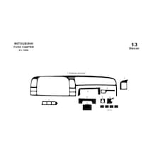 Mitsubishi Fuso Center Torpido Kaplama 1996-2004 13 Parça Maun