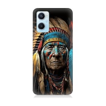 Oppo A96 Uyumlu Kızıldereli Şefi Desenli Silikon Kılıf