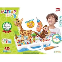 Birlik Oyuncak 3D Puzzle 340 Parça Matkaplı Yaratıcı Tamir Seti