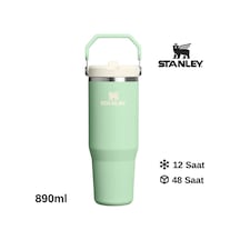 Stanley The Iceflow Flip Straw Pipetli Termos Bardak 0.89 Lt Matara Yeşil