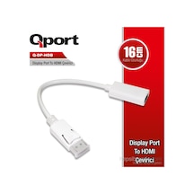 Qport Q-Dp-Hdb Display Portundan Hdmı Çevirici (16 Cm)