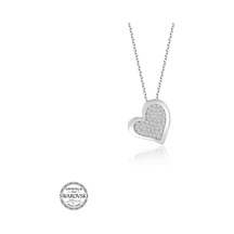 Swarovski Taşlı Gümüş Kalp Kadın Kolye (551180807)