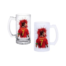 Cristiano Ronaldo Buzlu Ya Da Buzsuz Bira Bardağı