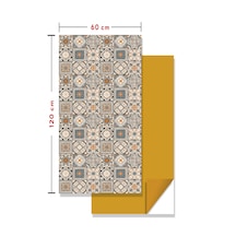Kendinden Yapışkanlı Fayans Kaplama Pvc Karo Apricot Desen 60x120 Cm 7 Adet 5 M2