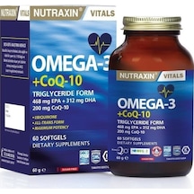 Nutraxin Omega 3+coq-10 60 Soft Gel