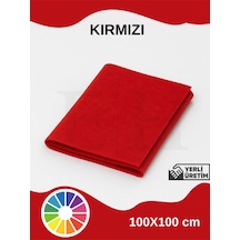 Kırmızı Renk Metrelik Ince Keçe Kumaş Keçe 1 Mm Aktivite Keçesi Renkli Keçe 1 Metre 100 Cm X 100 Cm