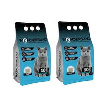 Sabun Kokulu İnce Tane Topaklanan Kedi Kumu 10 Lt X 2 Adet