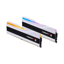 Gskill F5-6400J3239G32GX2-TZ5RW 64 GB (2x32) Trident Z5 RGB Beyaz 6400 MHz DDR5 CL32 Ram