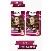 Palette Deluxe Yoğun Renkler 7 - 1 Asil Kumral X 2 Adet Saç Boyası